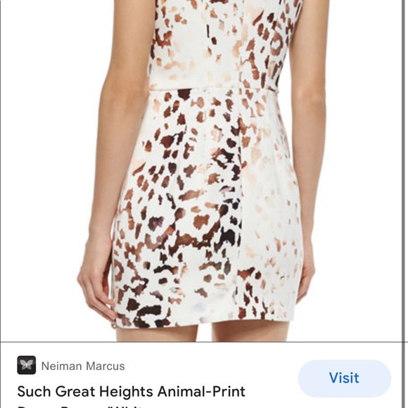 KEEPSAKE Such Great Heights Small Animal Print Dress - Picture 3 of 3
